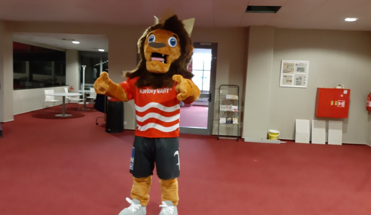 Maskot KV Arény.