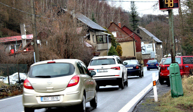 Ve Stráži nad Ohří je prováděno úsekové měření rychlosti