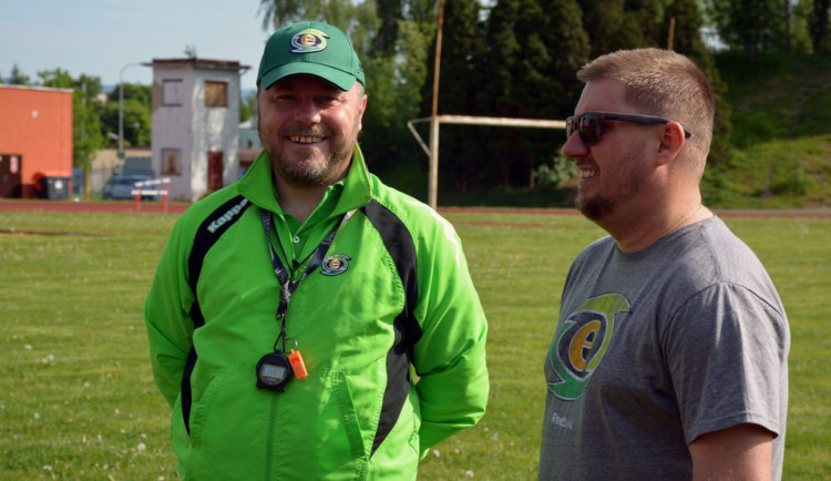 Trenérské dual Enerie Martin Pešout a Tomáš Mariška