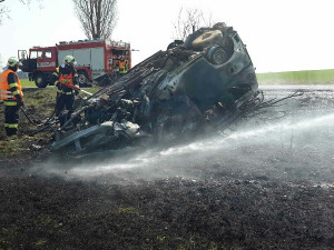 nehoda u Věrušiček