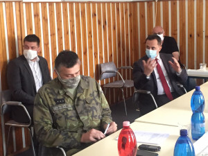 Příjezd vojáků do Mariánských Lázní