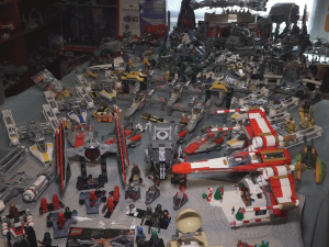 téměř celá flotila na jednom místě