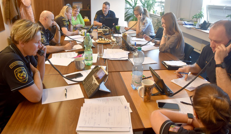 informační linka HZS KVK