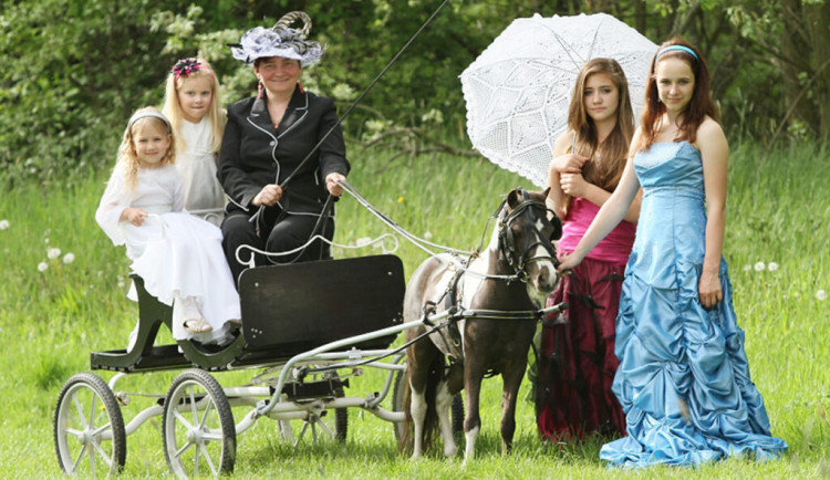 Předsedkyně ACHMK paní Jarmila Podzemská, s absolutně nejúspěšnějším miniaturním koněm v ČR