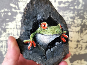 Nový fenomén, malování na kameny. Spojuje rodiny a cizí potěší, říká grafik Ondřej Musil