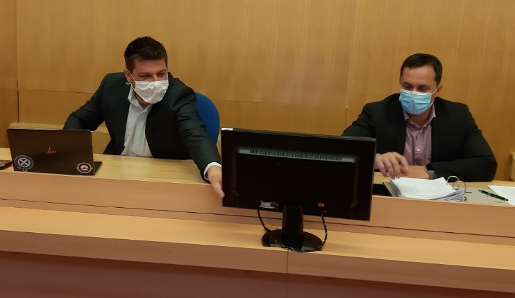 Hejtman Petr Kubis (vpravo) s náměstkem Martinem Hurajčíkem