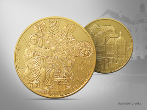 Hrad Bečov nad Teplou má svou zlatou pamětní minci