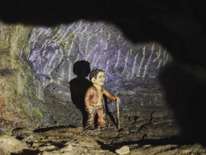 Expozice permoníků v dolu Jeroným