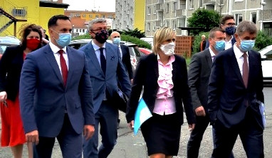 Premiér a ministři na dnešní návštěvě v Sokolově