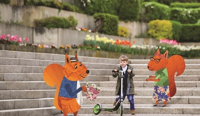 Dětské návštěvníky Mariánských Lázní provedou městem veverky Karolína a Ruda