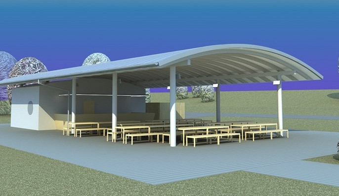 vizualizace nového bistra na koupališti Rolava