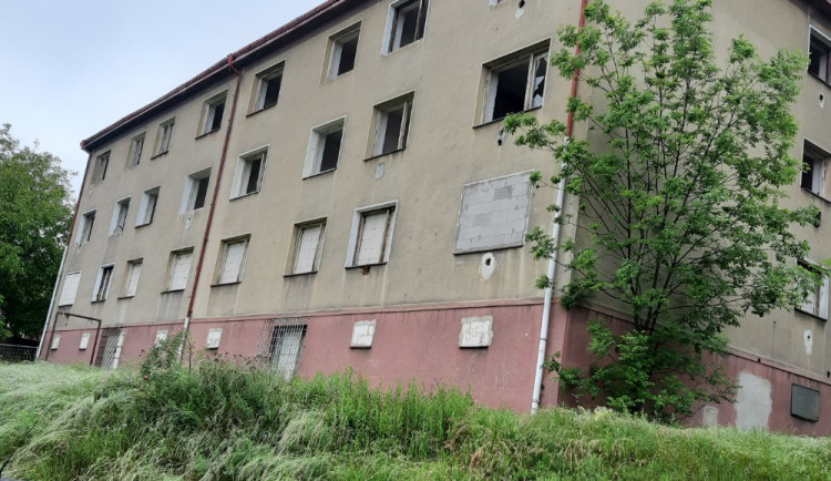 Opuštěné domy v Sokolově