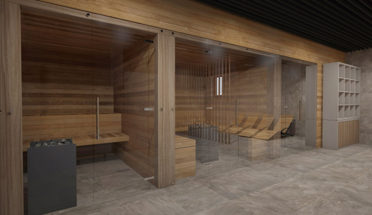 Takto budou vypadat nové sauny v KV Aréně