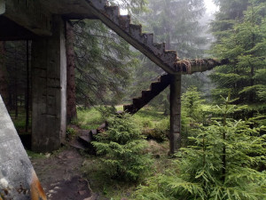 V lesích jsou už jen rozpadlé ruiny