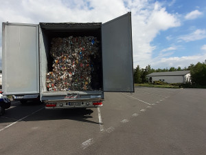 Nelegální a velmi zapáchající odpad putoval zpět do Německa
