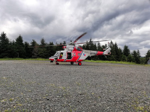 Vážný úraz cyklisty! V horách musel přistát vrtulník