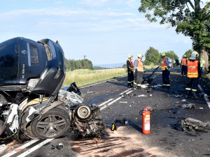 Řidič nezvládl řízení a narazil do stromu, zraněním podlehl