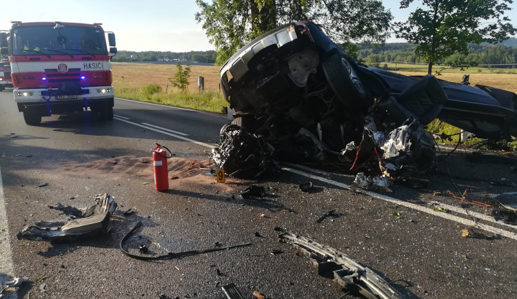 Řidič nezvládl řízení a narazil do stromu, zraněním podlehl