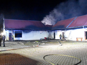 Oheň zasáhl ubytovnu u Chebu. Už potřetí