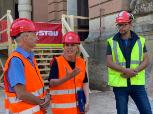 Práce v Císařských lázních běží podle plánu, zatím přišly na 50 miliónů