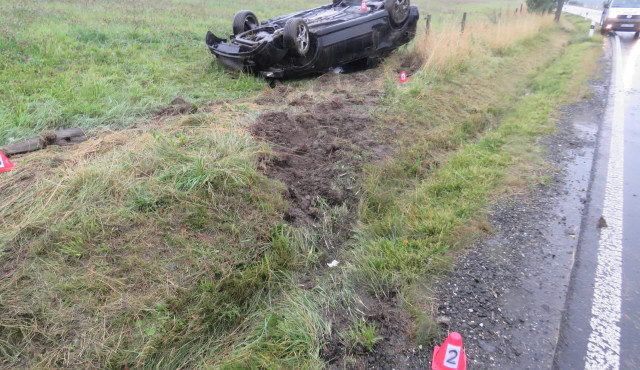 Dopravní nehoda u Hranic na Chebsku