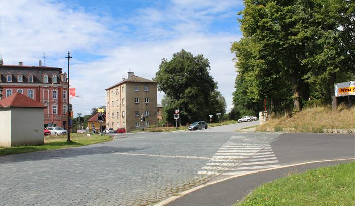 Komplikovaná křižovatka v Aši