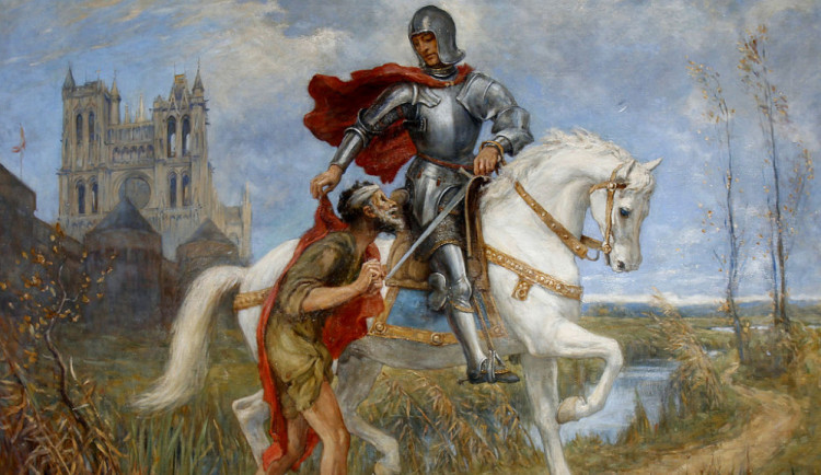 Svatý Martin žil skromný život, nejezdil na bílém koni a možná se skrýval mezi husami