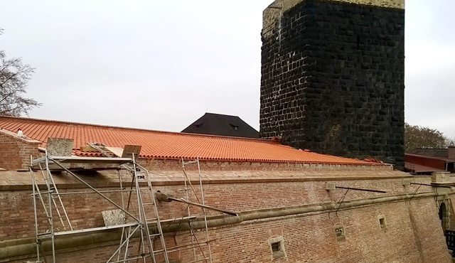 Obnova chebského hradu pokračovala i v letošním roce, skončila její druhá etapa