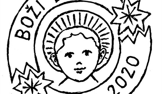 Vánoční razítko z Božího Daru bude letos s Ježíškem a kometami