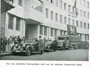 Policejní budovu v říjnu 1938 obsadilo gestapo, foto: Muzeum Karlovy Vary