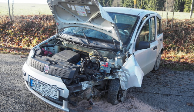 Řidič po nehodě nadýchal přes tři promile