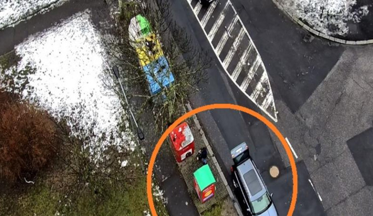 Pohled z kamerového systému městské policie Karlovy Vary