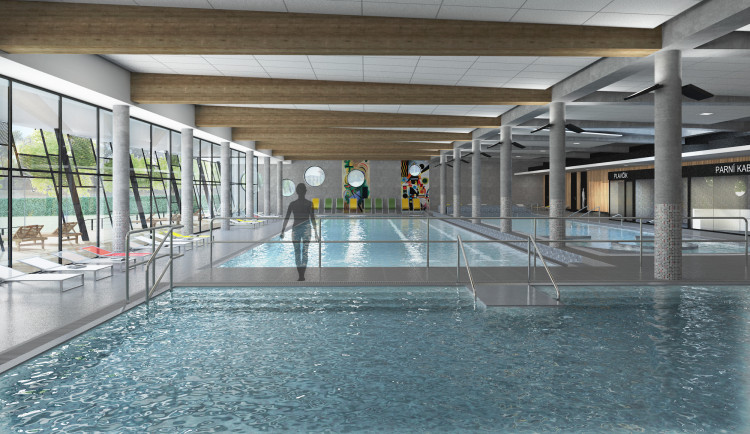 Vrchlabí bude mít do října příštího roku krytý bazén za 188 milionů korun
