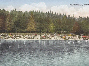 Riviéra na dobové pohlednici, foto: Archiv Zdeňka Buchteleho