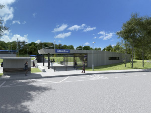 Nevzhledná čtvrť v okolí chodovského nádraží se výrazně promění