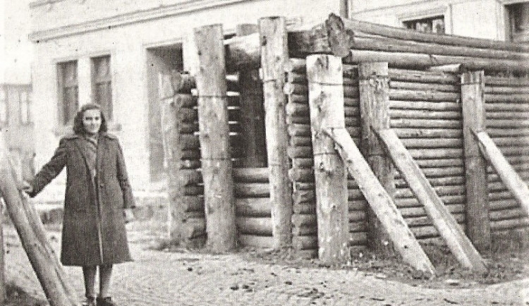 Studentská ulice kolem roku 1945
