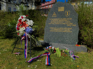 Připomínka konce druhé světové války se nesla v komorní atmosféře