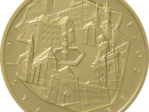 Město Cheb má svou zlatou pamětní minci