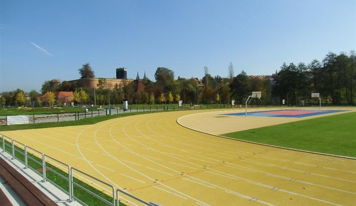 Atletický areál v Chebu