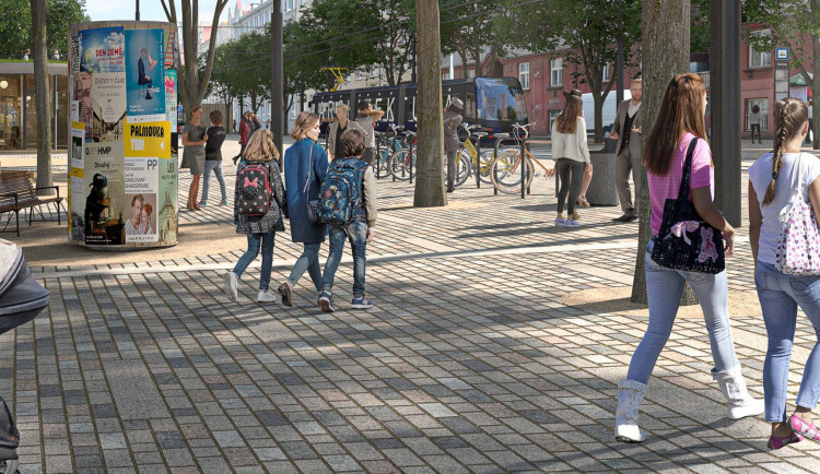 Zelené a moderní. Nové náměstí Bohumila Hrabala by mělo být dokončeno do roku 2025