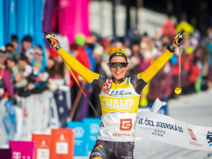 Rekordní a slunečnou 55. ČEZ Jizerskou 50 vyhráli Nor Nygaard a Švédka Dahlová