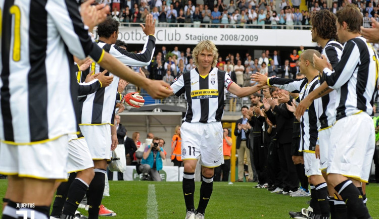 Pavel Nedvěd v dresu Juventusu Turín