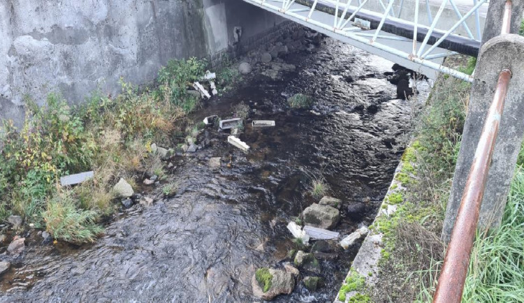 Muže zaujaly květináče, 160 rostlin vysypal do řeky
