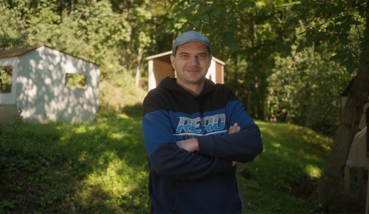 Architekt a zakladatel Domky srdcem Marek Pavlas.