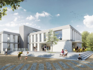 Stavba nové knihovny v Chodově na Sokolovsku se komplikuje kvůli cenám materiálů