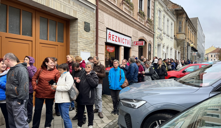 Stovky lidí stály v Hustopečích hodiny ve frontě. Čekaly na zubaře