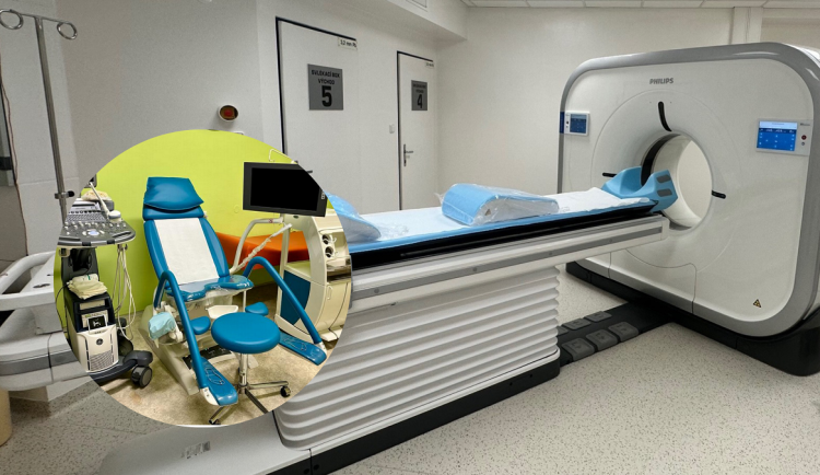 Znojemská nemocnice si koupila moderní CT a vyměnila padesát let stará lůžka