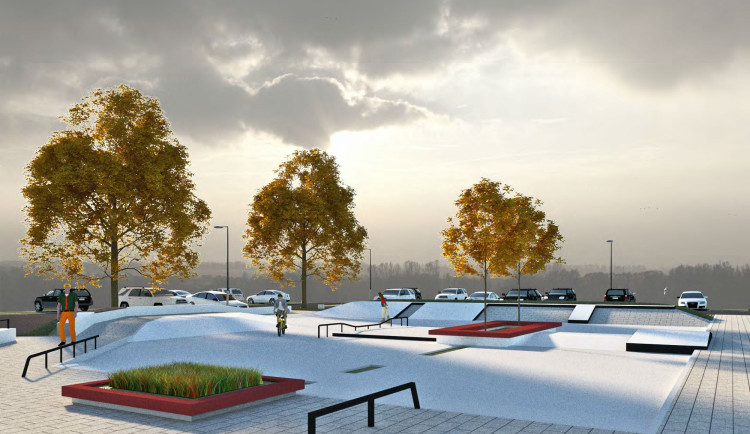 V areálu Bílá voda v Chodově přibude letos skatepark za šestnáct milionů korun