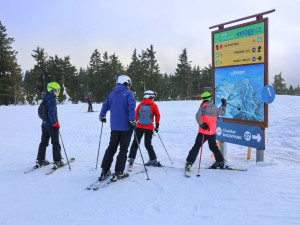 V Karlovarském kraji byly dobré podmínky pro lyžování i o víkendu