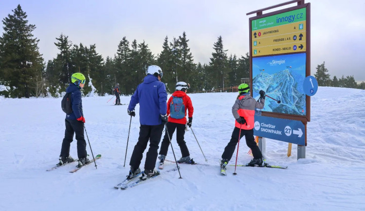V Karlovarském kraji byly dobré podmínky pro lyžování i o víkendu